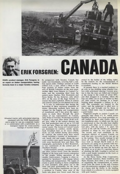 Atlas Polar, HIAB and the Canadian Forestry Industry
