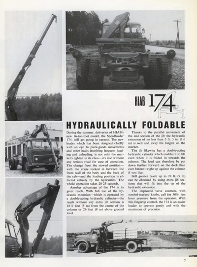 Another Look Back at HIAB - Introduction of Hydraulically Foldable Truck Cranes