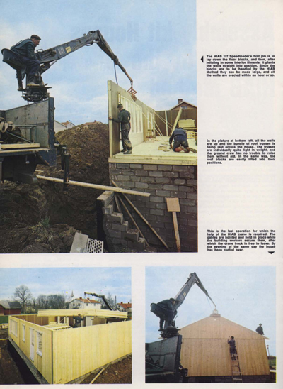 Assembly Kit Houses Erected by HIAB Method