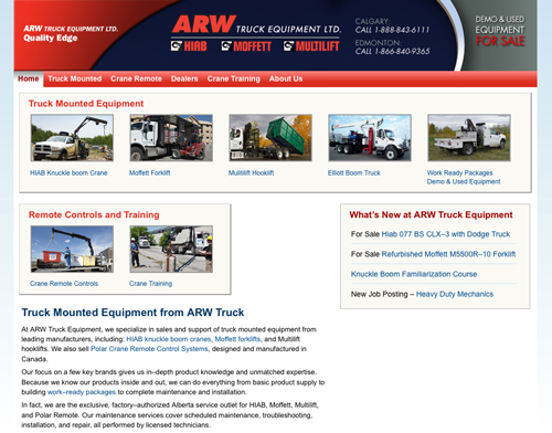 New ARW Truck Equipment Website Launched