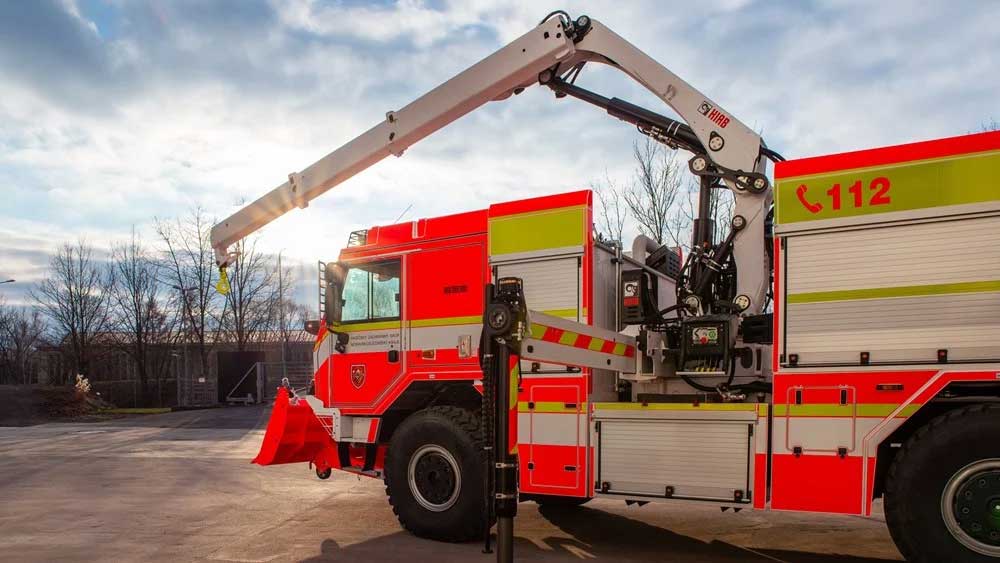 Czech firefighters in the Moravia-Silesia 