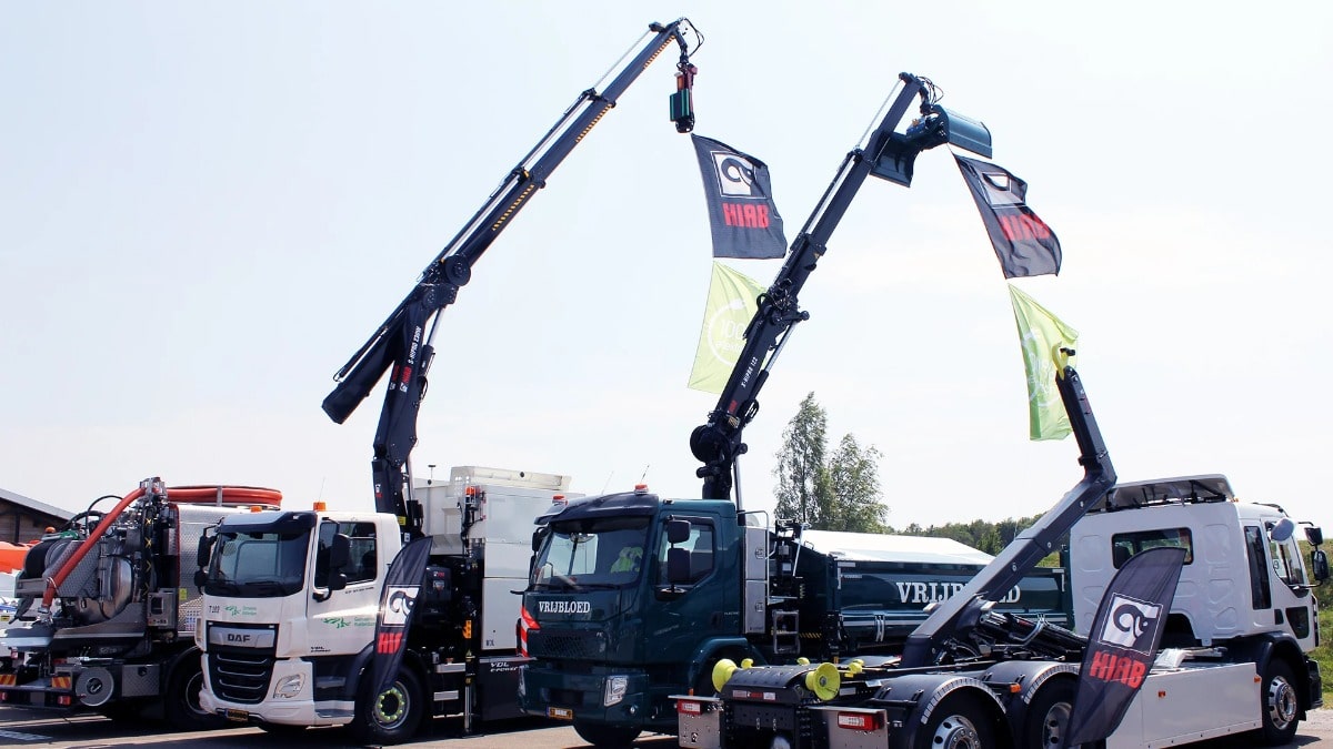 HIAB truck-mounted cranes