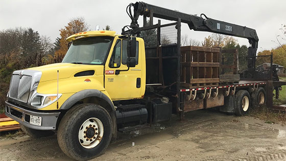 HIAB 235K-2 Crane and 2006 International Truck Package - SOLD