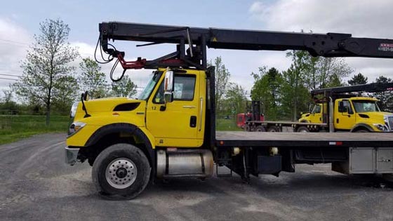 HIAB 255 Crane and 2012 International Truck Package - SOLD
