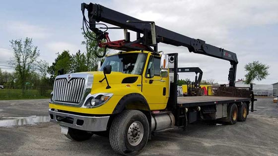 HIAB 255K Crane and 2012 International Truck Package - SOLD