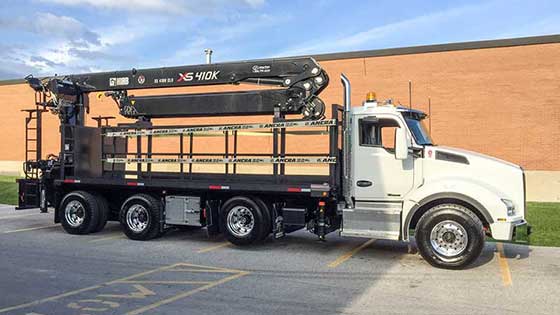 HIAB 410K Crane on a Kenworth Truck For Sale