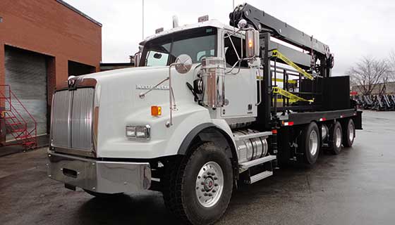 HIAB 410K Crane on an Western Star Truck