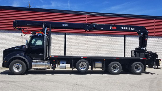 HIAB 425K-4 HiPro Crane and Kenworth T880 Truck Package - SOLD