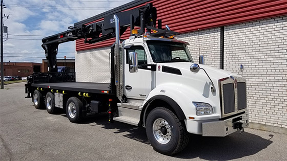 HIAB 435K-4 HiPro Crane and Kenworth T880 Truck Package - SOLD