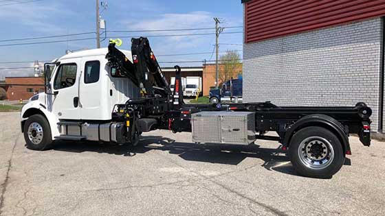 HIAB Crane, XR7XL Hooklift on a Freightliner Truck Package - SOLD