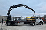 HIAB X-HiPro 638E-6 + Jib 150X6 Crane on Kenworth Truck Work-Ready Package - SOLD