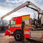 Czech firefighters in the Moravia-Silesia