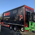 Electric Moffett truck-mounted forklift