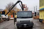 HIAB 027T-2 Crane on Ford Truck