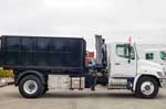 HIAB 088 B-3 CLX Crane and Multilift XR7N on Hino 338 Truck