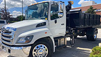Pre-Owned HIAB 088B-3 CLX Crane and Multilift XR7XL Hooklift on Hino Truck Work-Ready Package for Sale