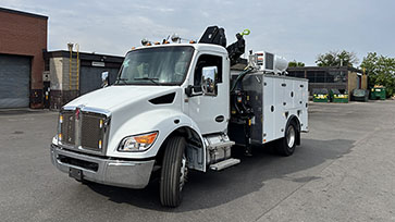 HIAB 102B-3 CLX Service Crane and Kenworth Truck For Sale