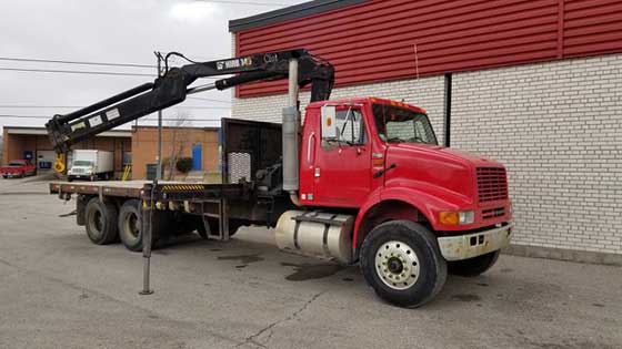 HIAB 145-2 Crane and International 8100 Truck Package - SOLD