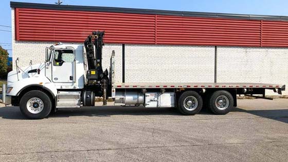 HIAB 200C-5 Crane on Kenworth Truck for Sale