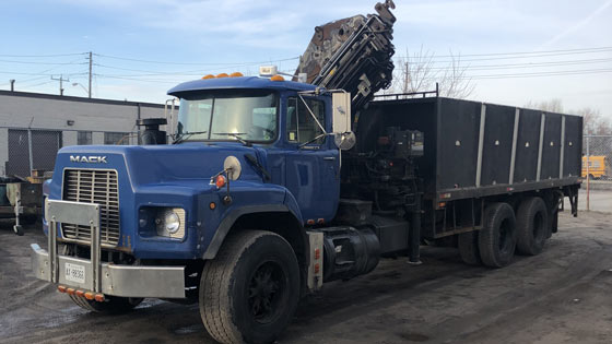 225 E7 Crane and Mack Truck Package for Sale