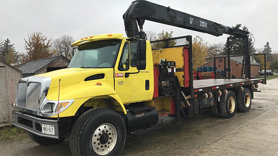 235K-2 Crane and International Truck Package - SOLD