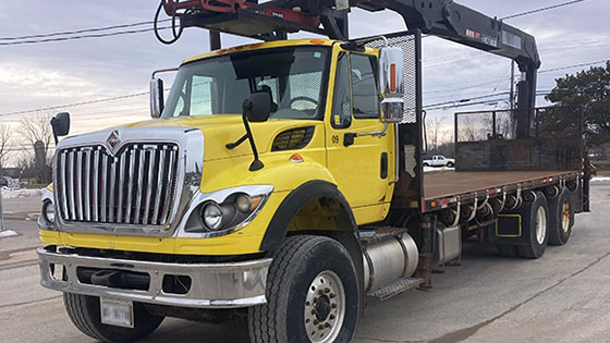 HIAB 255K-3 Pre-owned Crane and International Work-Ready Truck Package for Sale