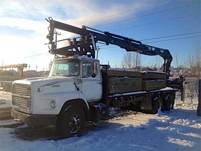 Used HIAB 2650K Crane and Ford Truck For Sale