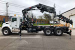 HIAB 288E-5+Jib 70x4 HiPro Crane and Multilift XR10.51 on Kenworth Truck for Sale