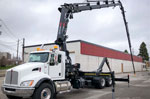 HIAB 288E-5+Jib 70x4 HiPro Crane and Multilift XR10.51 on Kenworth Truck for Sale