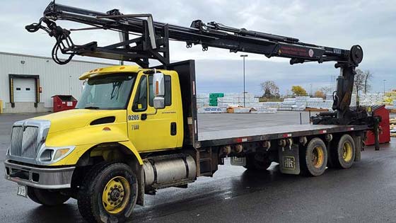 HIAB 288EP-5 CL Crane on International Truck - SOLD