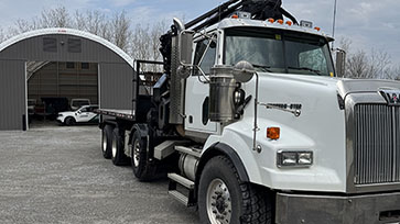HIAB 322E-6 HIPRO JIB Pre-Owned Crane, Multilift LHT 190.56 Hooklift and Western Star Work-Ready Truck Package for Sale