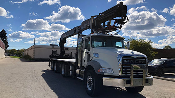 HIAB 335K CLX Crane with Mack Tri Axle GU813 Truck - SOLD