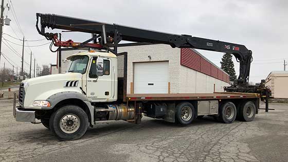 HIAB 335K CLX Crane and Mack Granite Truck Package for Sale