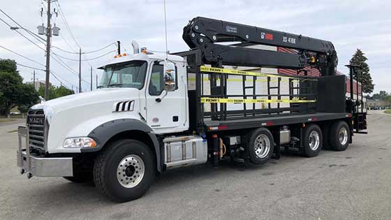 HIAB 410K Pro Forming Crane with Mack Truck - SOLD
