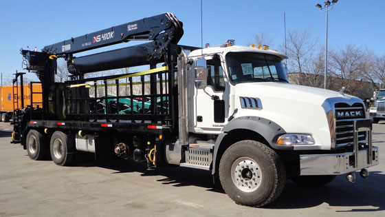 HIAB 410K Pro Crane and Mack Truck Package - SOLD