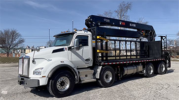 HIAB 410K Pro Forming Crane with Kenworth Truck Work-Ready Package