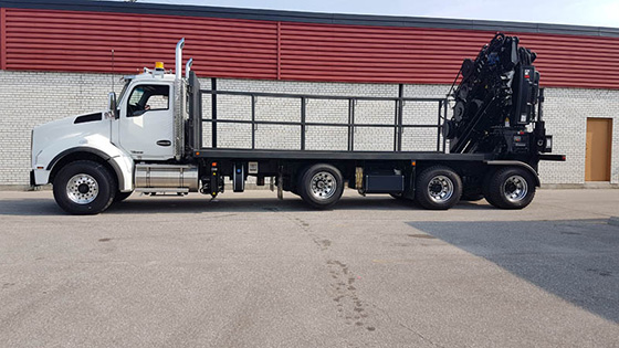 HIAB 638E - 6 + Jib Crane on a 2019 Kenworth Truck - SOLD