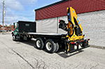HIAB Effer 100-4S Crane and Green International Truck Package for Sale
