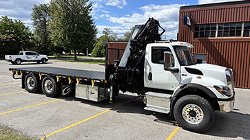 HIAB HiPro 262E-4 Jib Crane with International Truck Work-Ready Package