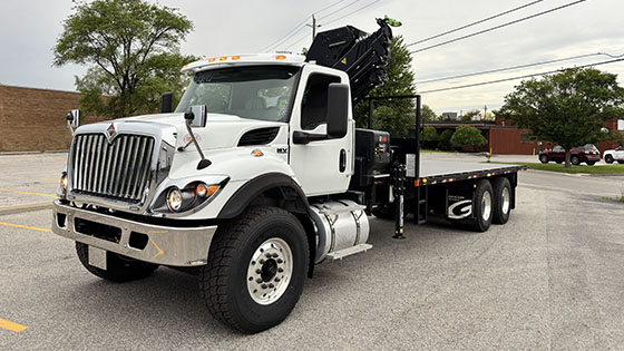 HIAB iX 228E-6 HiDUO Crane on International Truck Work-Ready Package for Sale