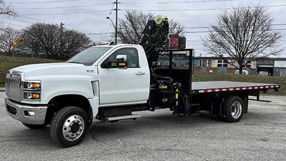 HIAB X-CLX 078Bs-3 Crane on International Truck Work-Ready Package for Sale