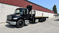 HIAB X-HiDuo 188E-5 Crane on Freightliner Truck Work-Ready Package for Sale