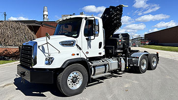 HIAB X-HiDuo 298-8 Crane on Freightliner Tractor Work-Ready Package for Sale