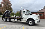 HIAB X-HiPro 418EP-5 Precast Crane with Kenworth Truck Work-Ready Package for Sale