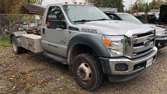 Multilift Hooklift XR5S on Ford F550 XLT 4x4 Truck Package