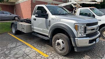 Multilift XR5S Hooklift on Ford Truck — SOLD