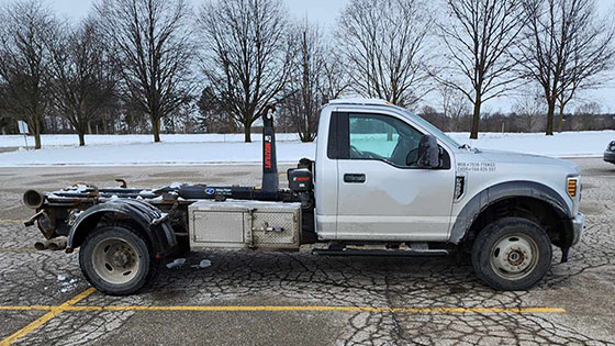 Multilift XR5S Hooklift on Ford Truck Work-Ready Package for Sale