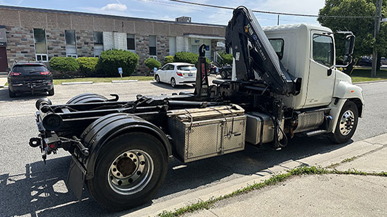 Multilift XR7N Hooklift and HIAB 088 Crane on Pre-owned Hino Truck Work-Ready Package for Sale