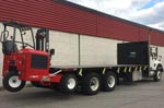 Moffett M8 55.3-10 Forklift and International Truck - SOLD