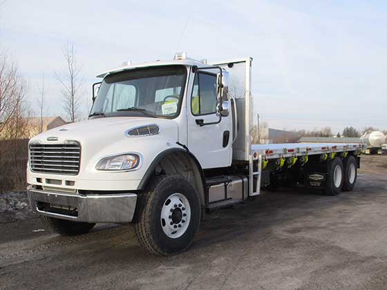 Moffett M8 55.3-10 NX Forklift and Freightliner Truck - SOLD